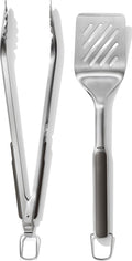 Outdoor Grilling Turner and Tongs Set